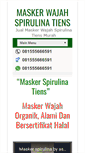 Mobile Screenshot of maskerspirulina.com